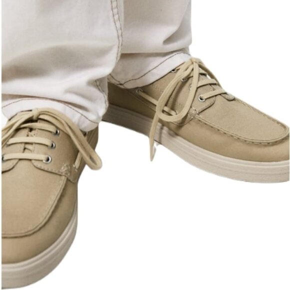 ZARA DECK SHOES BEIGE | 2659/920 SIZE 11 US - Picture 2 of 5